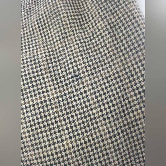 Ann taylor wool Dresspants houndstooth wideleg cream petite womens size 8p - Picture 11 of 11